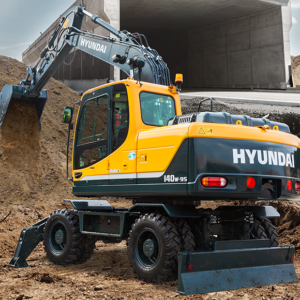 Hyundai R140W-9S Wheeled Excavator