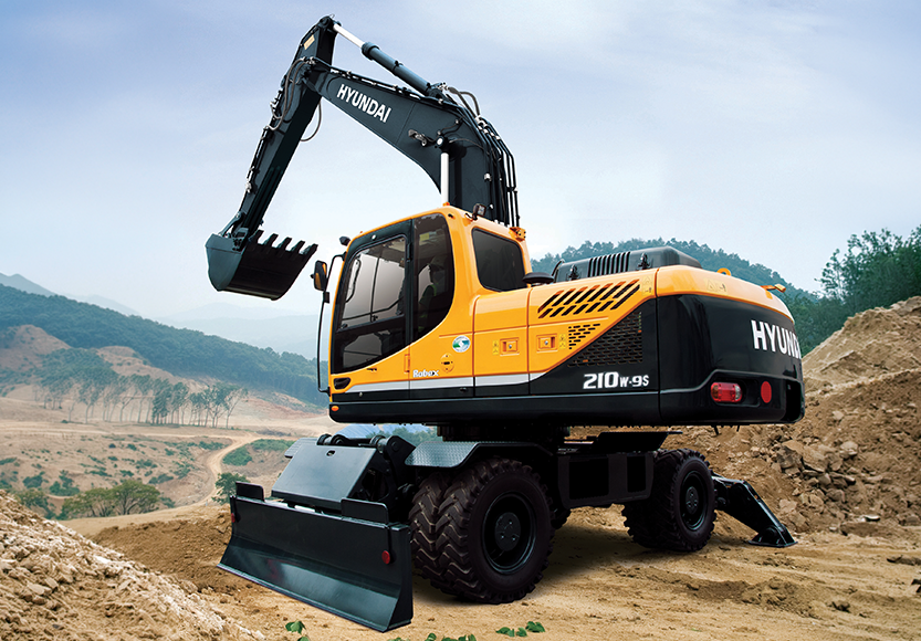 Hyundai R210W-9S Wheeled Excavator